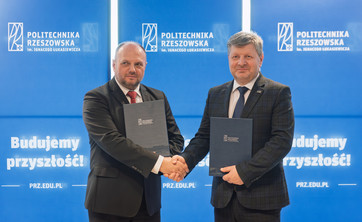 Od lewej: M. Marczewski, prof. P. Koszelnik,